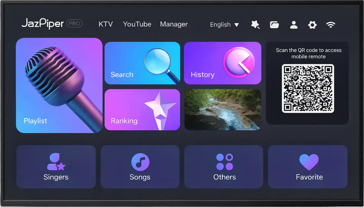 JazPiper PRO Karaoke Interface