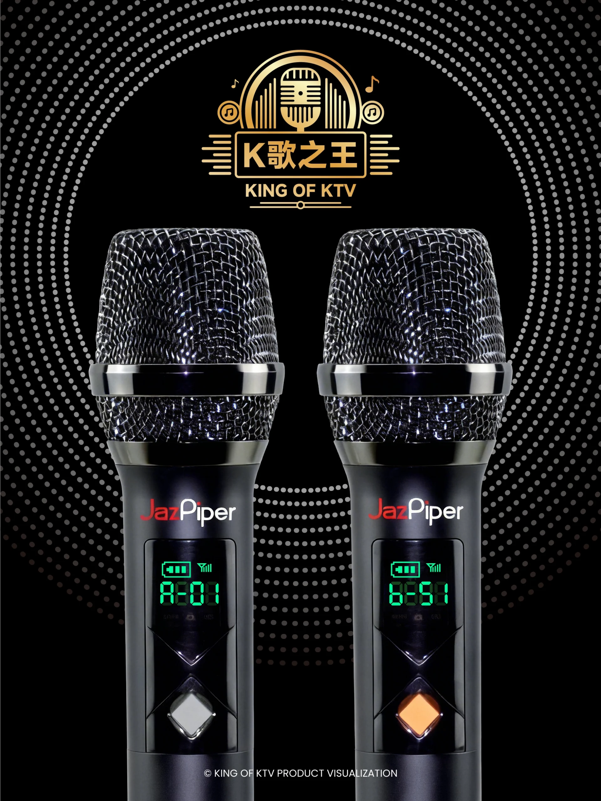 JazPiper PRO UHF Wireless Microphone