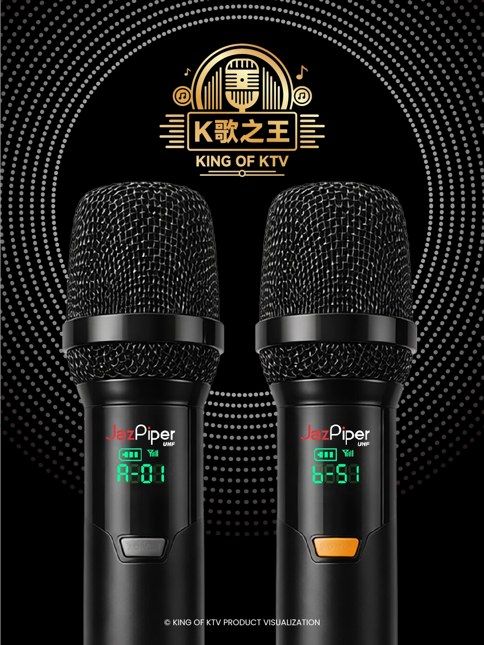 JazPiper MAX UHF Wireless Microphone