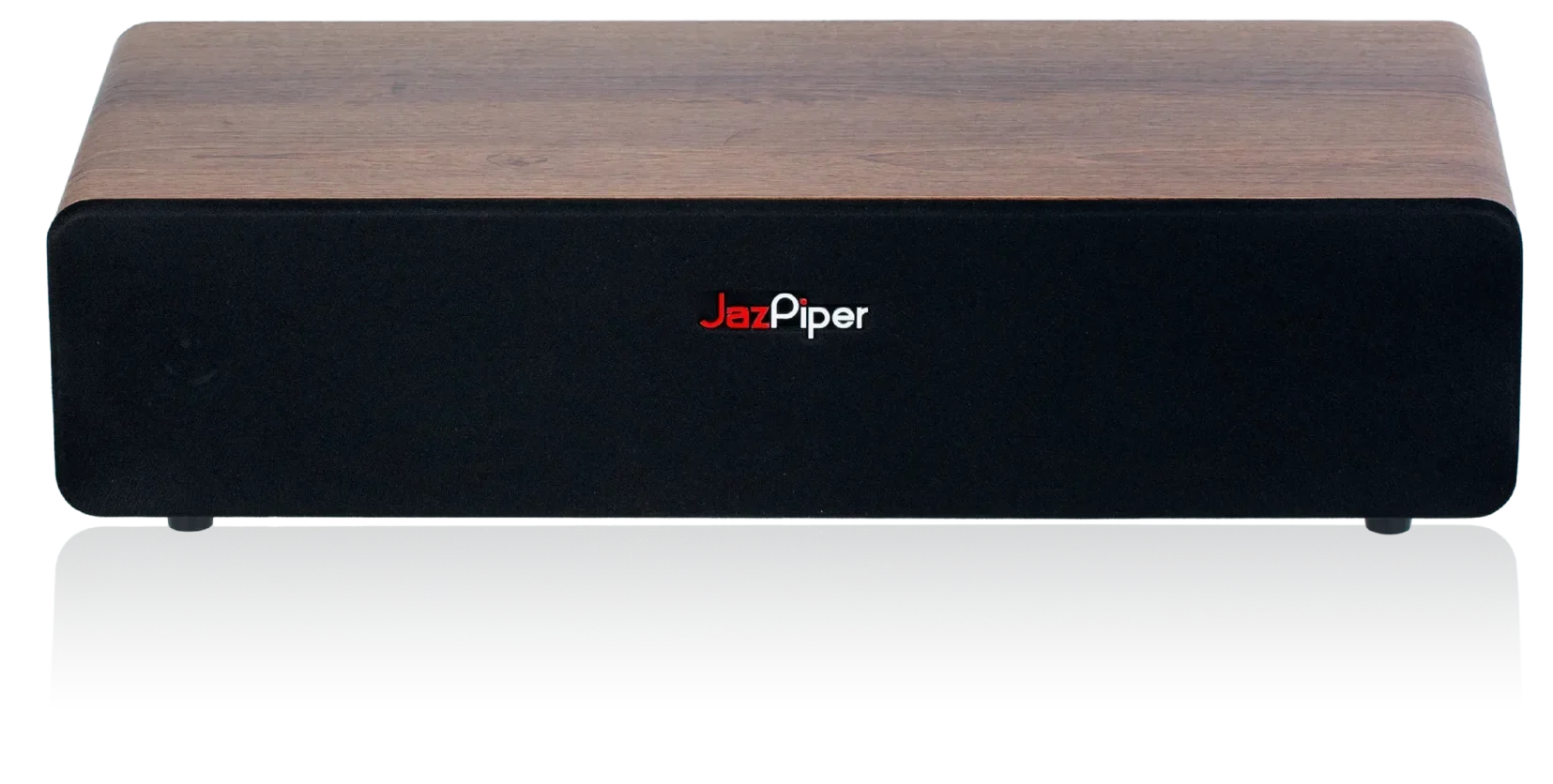 JazPiper GO home karaoke speaker in wood finish