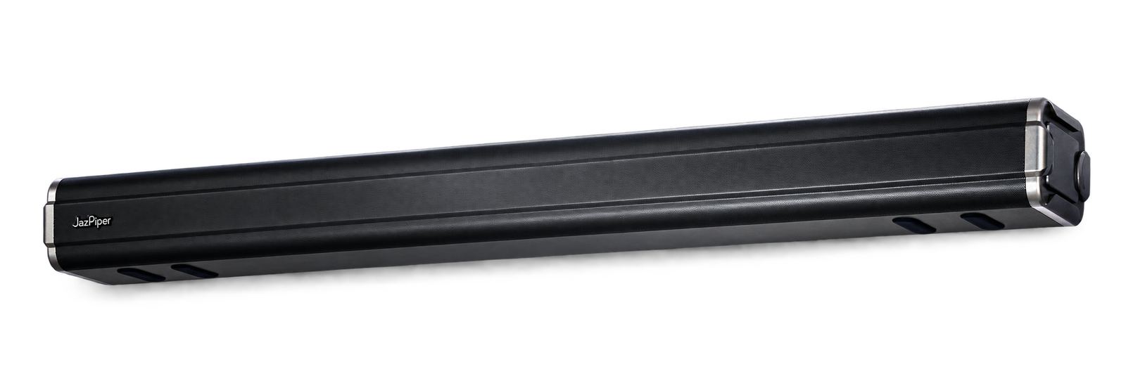 JazPiper PRO X karaoke soundbar in black angled view